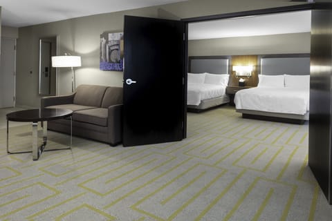 Suite, 2 Queen Beds (Additional Living Area) | Premium bedding, down comforters, pillowtop beds, desk