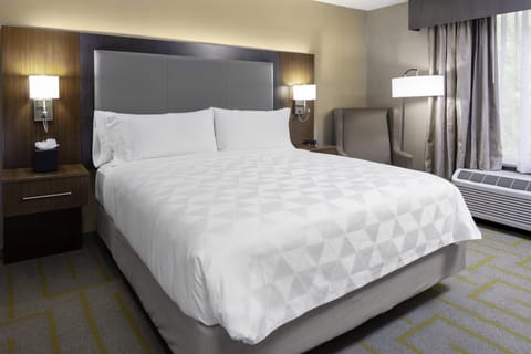 Premium bedding, down comforters, pillowtop beds, desk