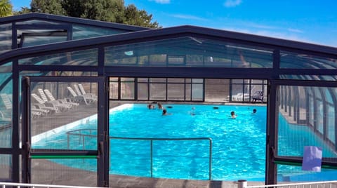 Indoor pool, seasonal outdoor pool, sun loungers