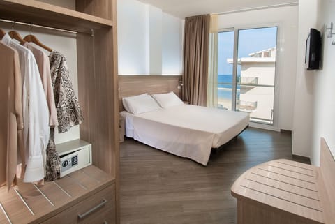 Double or Twin Room, 1 Bedroom, Balcony, Sea View | In-room safe, desk, soundproofing, free WiFi