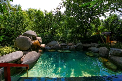 Indoor pool, outdoor pool