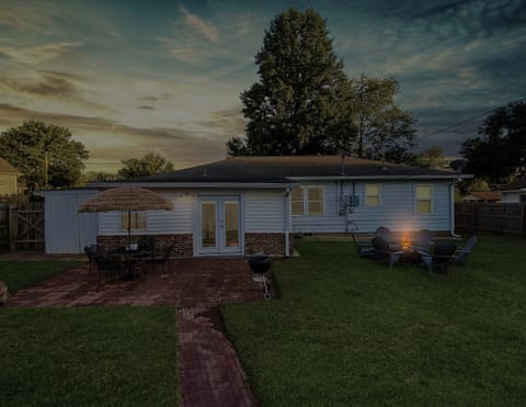 Hang out in the spacious backyard. Just through the patio doors is the large mud room that has ample bike storage.