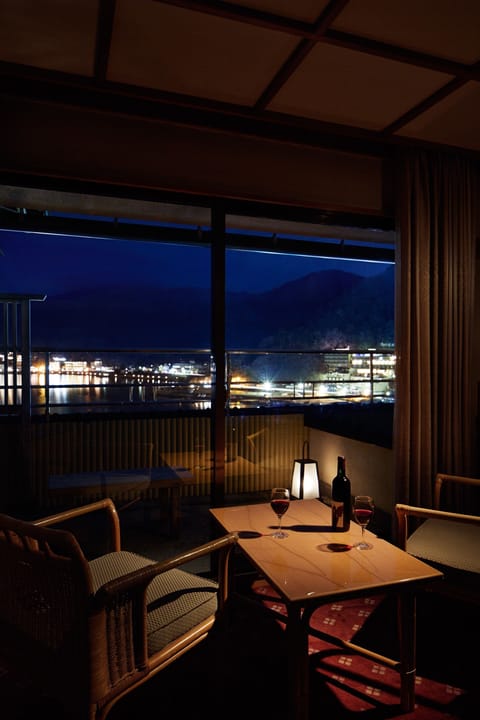 Japanese-Style Superior Room, Open Air Bath, Lake View | View from room