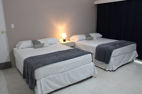 Executive Double Room, 2 Queen Beds | Premium bedding, individually furnished, desk, laptop workspace