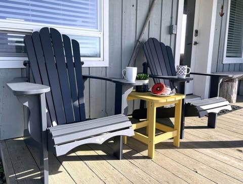 Watch the sun set from the deck. 