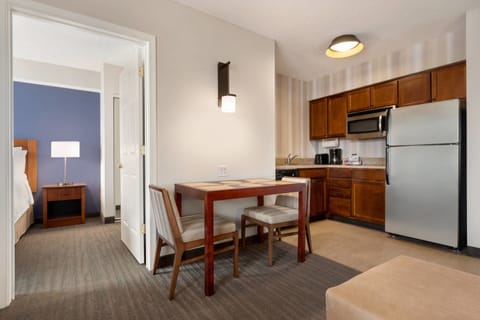 Suite, 1 Bedroom | Premium bedding, desk, blackout drapes, iron/ironing board