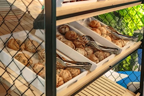 Daily buffet breakfast (EUR 15 per person)