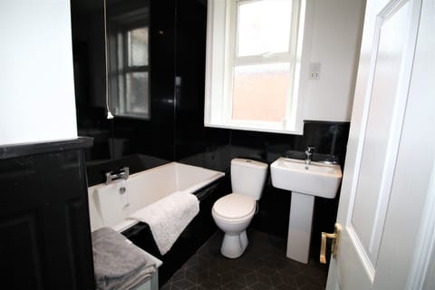 House | Bathroom | Separate tub and shower, deep soaking tub, hair dryer, towels