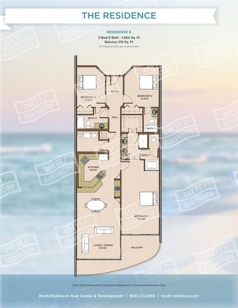 Condo, 3 Bedrooms | Floor plan