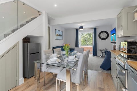 private kitchen, dining area, tv and multimedia, balcony, kitchen equipment