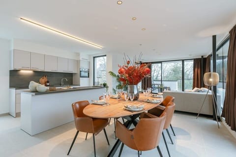 Light-filled dining area