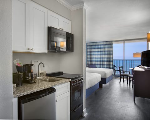 Indigo Oceanfront Efficiency | In-room safe, individually furnished, blackout drapes