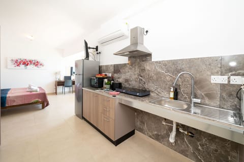 Standard Studio | Private kitchen | Fridge, microwave, oven, espresso maker