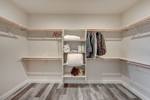 Large master walk-in closet
