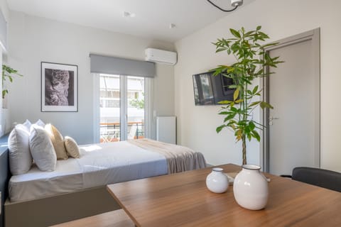 Standard Apartment | Individually decorated, blackout drapes, iron/ironing board, free WiFi