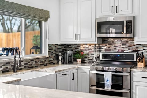 Indulge your culinary creativity in our well-appointed kitchen, equipped with modern appliances, ample counter space, and all the essentials to make cooking a breeze.