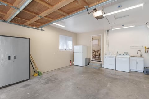 Two-Car Garage, Washer and Dryer, Utility Sink