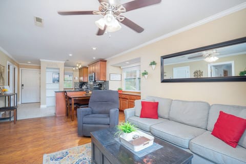 From cooking in the kitchen to relaxing in the living room, this open-concept design makes it easy to stay connected with family and friends.