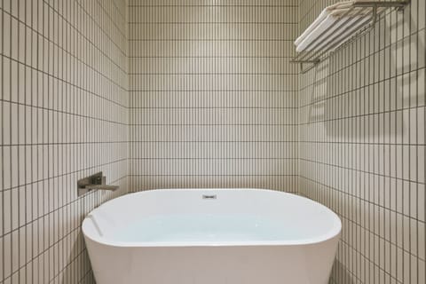 Basic Double Room (03) | Bathroom | Free toiletries, hair dryer, bathrobes, slippers