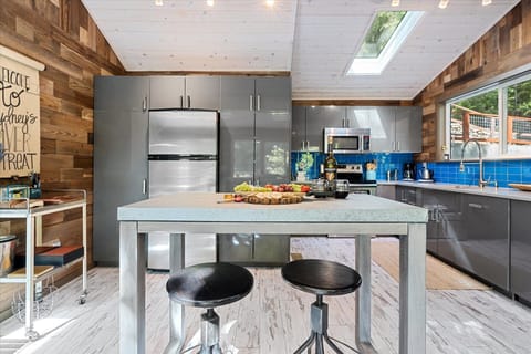 A great prep station or morning coffee stop