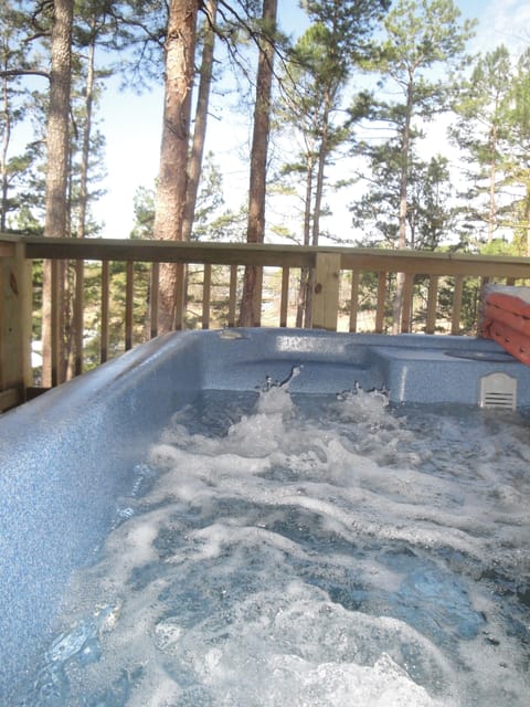 Tub, Hot Tub, Tree, House, Porch