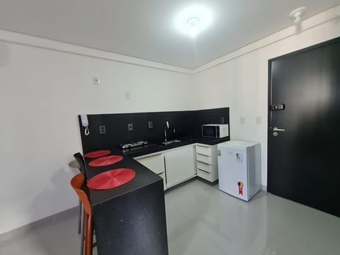 Double Room | Private kitchen | Mini-fridge, microwave, blender