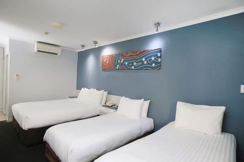 Family Quadruple Room, Multiple Beds | In-room safe, desk, iron/ironing board, free WiFi