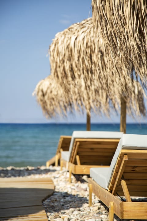 Private beach nearby, sun loungers, beach umbrellas, beach towels
