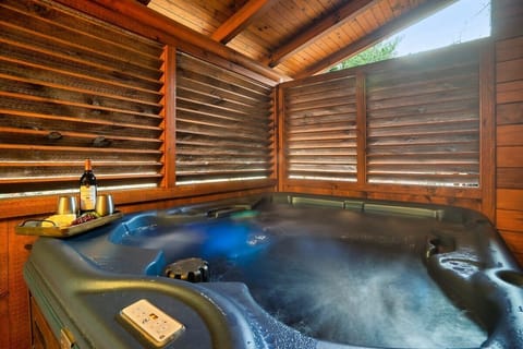 Private hot tub