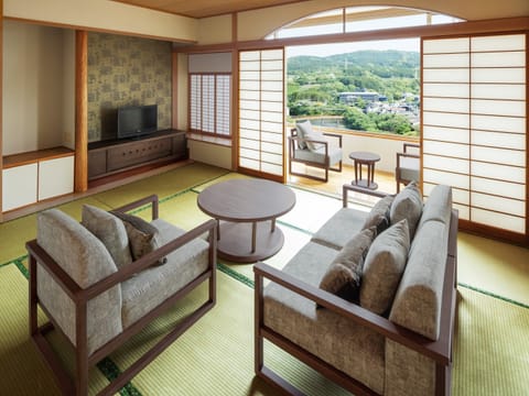 Japanese Western Style Room with 2 Rooms, Non Smoking | Down comforters, free WiFi