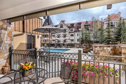 Vail Mountain and Pool Views