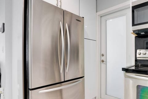 Fully equipped kitchen with complete set of cookware