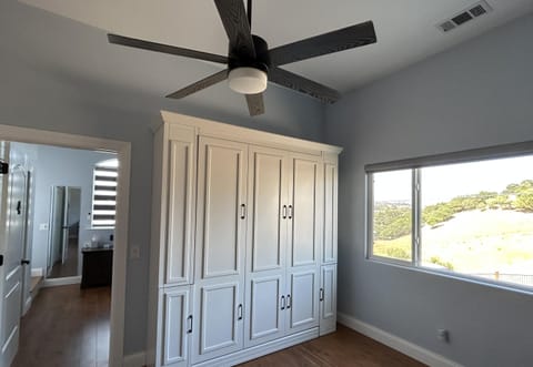 Main house Murphy bed in closed position 