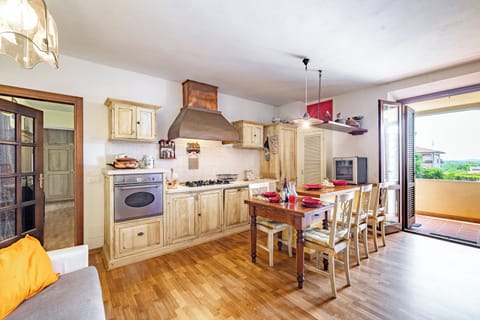 Family Apartment, 1 Bedroom, 2 Bathrooms (Casa di Allegra Terme di Venturina) | Private kitchen | Fridge, oven, stovetop, dishwasher