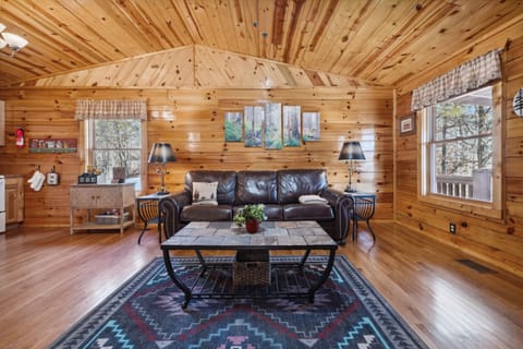 Cabin, 1 Bedroom | Living area | Smart TV