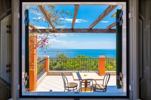 Sea views from bedroom window