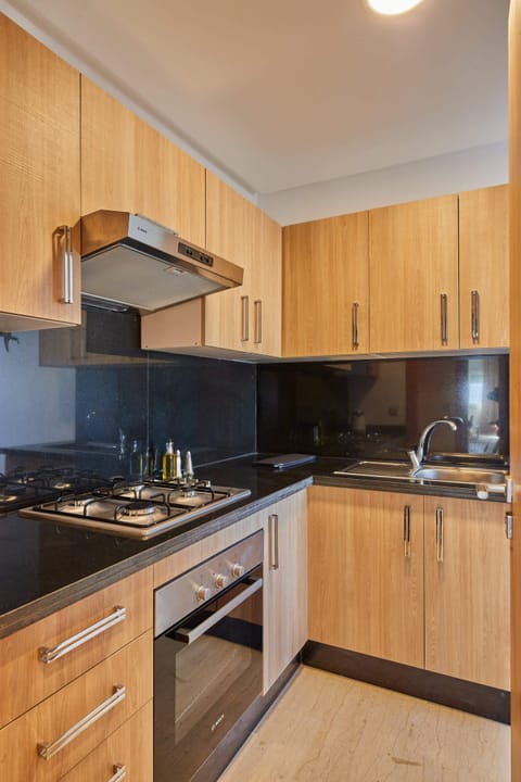 Family Apartment | Private kitchen | Fridge, microwave, oven, espresso maker