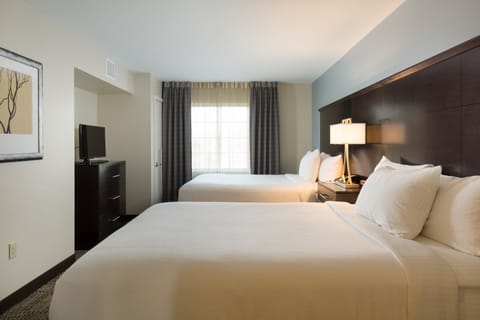 Suite, 1 Bedroom, Accessible, Kitchen | In-room safe, desk, blackout drapes, iron/ironing board