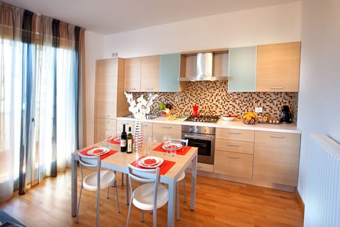 Kitchen , dining area