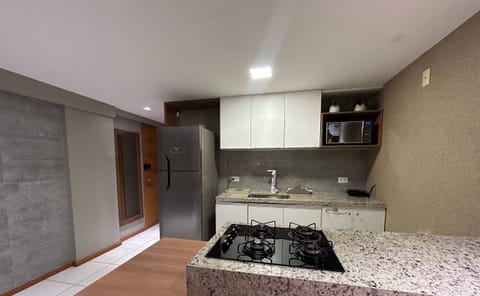 Apartment | Private kitchen | Fridge, microwave, cookware/dishes/utensils