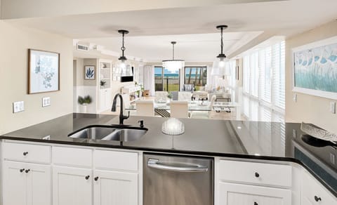 Laugh with friends and family in the open design while preparing delicious home cooked meals.