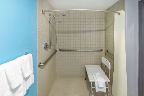 Room, 1 King Bed, Accessible, Non Smoking (Mobility, Roll-In Shower) | Accessible bathroom