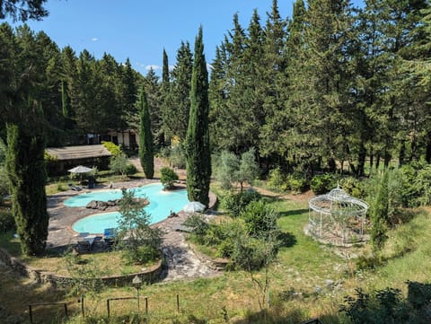 pool and cabana