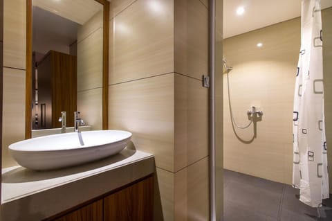 Executive Double or Twin Room | Bathroom | Shower, free toiletries, slippers, towels