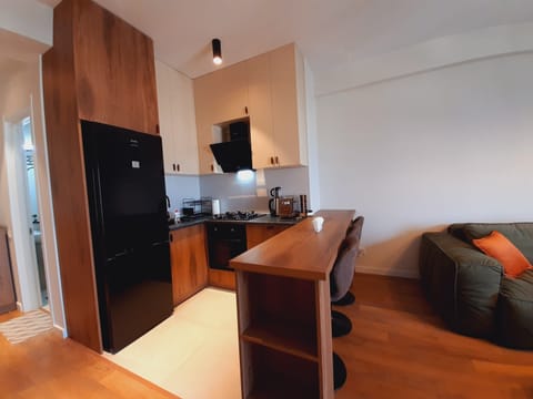 Luxury Apartment | Private kitchen | Fridge, oven, espresso maker, coffee/tea maker