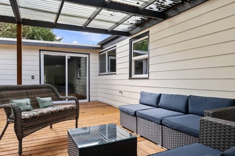 Relax outside on the patio on a lovely Oregon night.