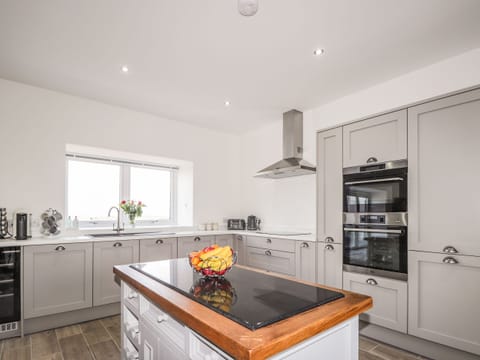 Fridge, dishwasher, electric kettle, toaster