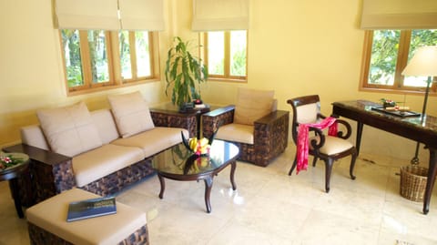 Pool Garden Villa | Minibar, rollaway beds, free WiFi, bed sheets