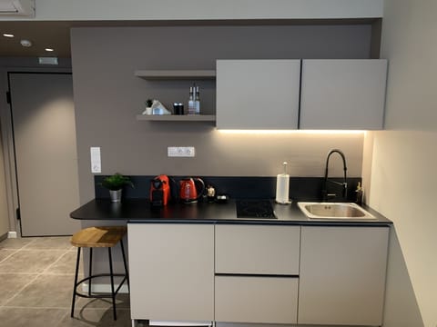 Superior Studio Suite | Private kitchen | Mini-fridge, microwave, stovetop, espresso maker