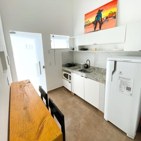 City Studio | Private kitchen | Full-size fridge, microwave, stovetop, toaster